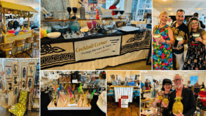 bottoms up midcentury modern vendor show collage