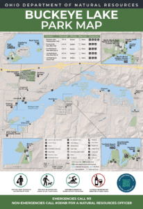 buckeye Lake state park map
