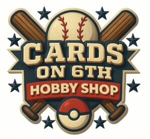 Cards on 6th Hobby Shop Logo located in Lancaster Ohio in Fairfield County