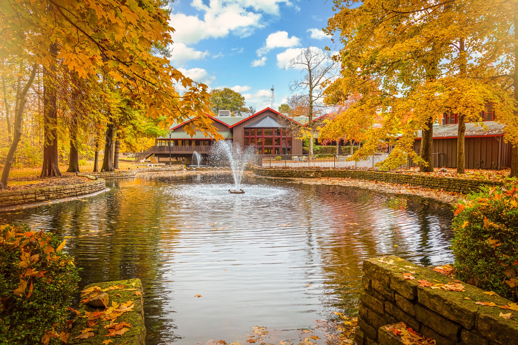 wigwam event center in the fall