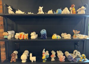pottery at Art and Clay in downtown Lancaster Ohio