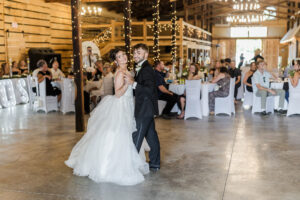 Barn at Rush Creek - couple getting married
