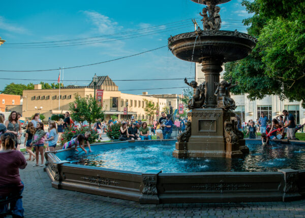 Fountain Square in downtown Lancaster