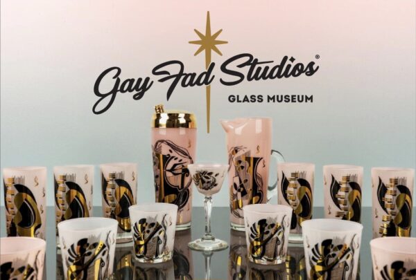 Gay Fad Studios glassware