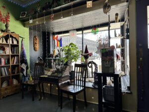 interior of a spiritual shop