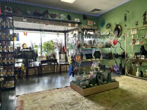 interior of a spiritual shop