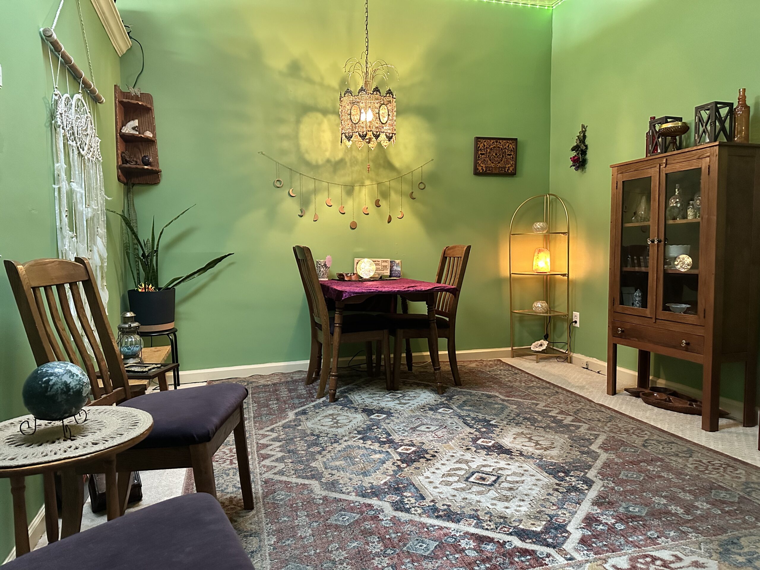 interior of a spiritual shop