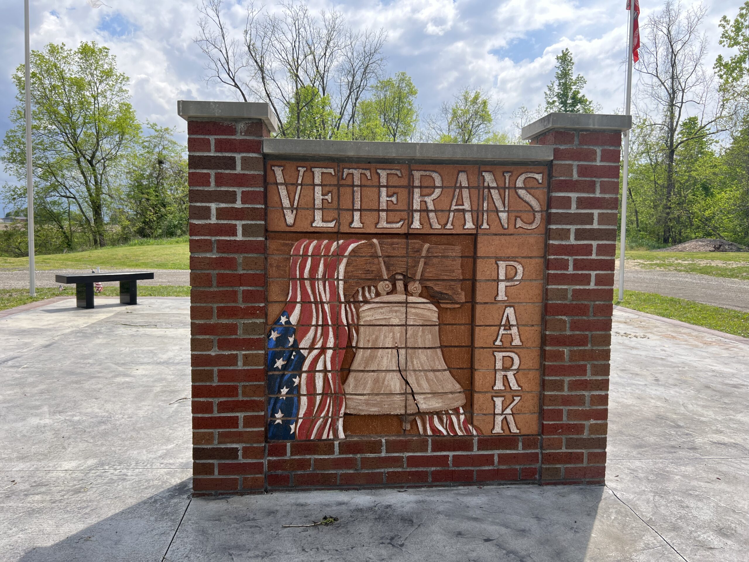 monument at the cemetary