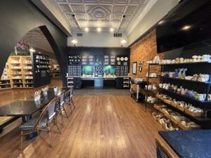 Main studio at Art and Clay in downtown Lancaster Ohio
