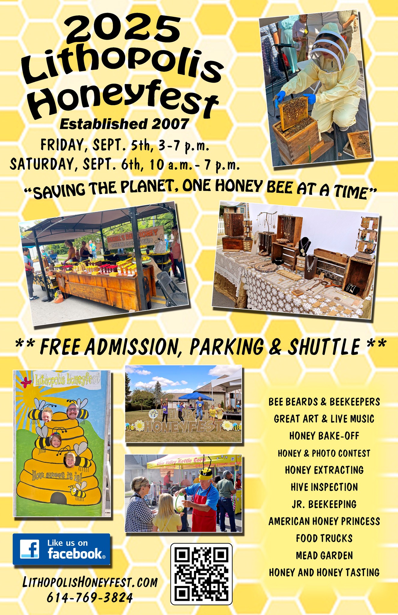 promotional image, Lithopolis Honeyfest 2025