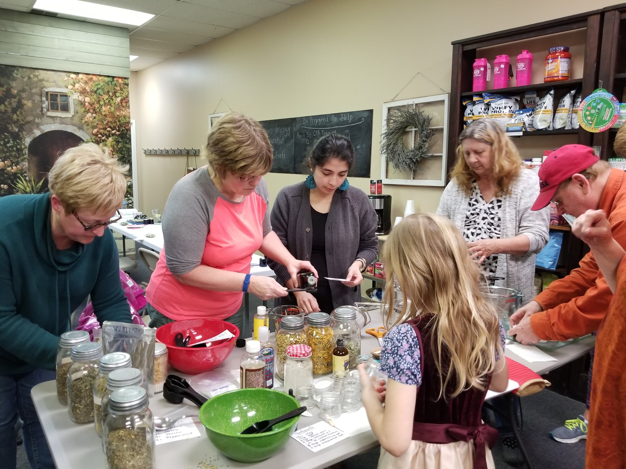 People creating something at Healthy Life Solutions