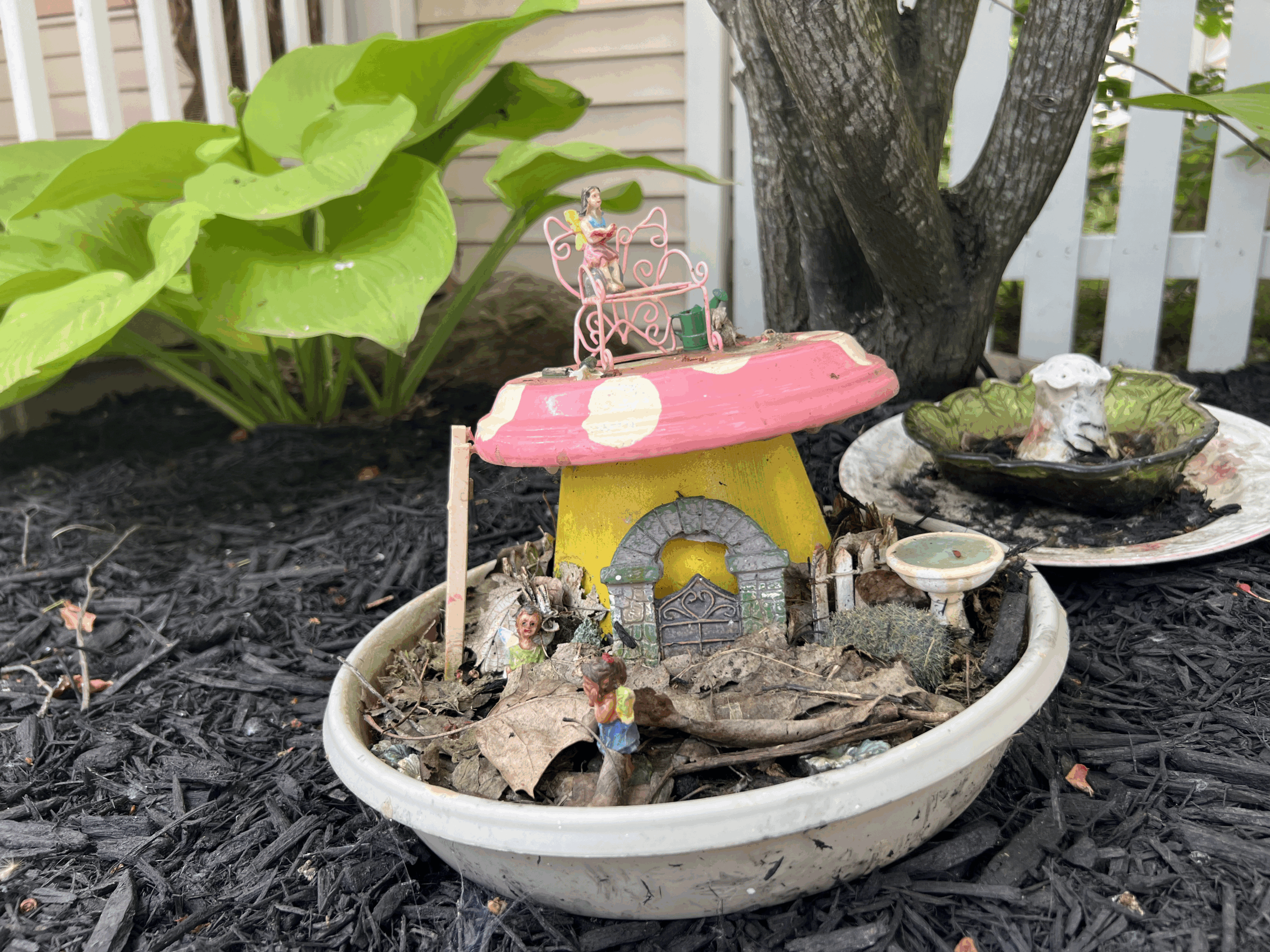 Fairy House located in the olde Pickerington village in pickerington Ohio in Fairfield county