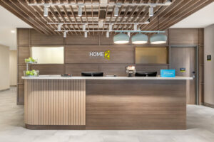 modern hotel lobby