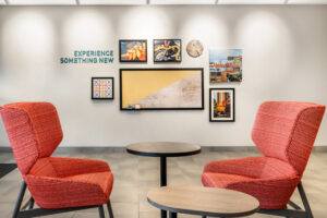 modern hotel lobby