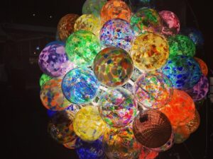 mini glass globe