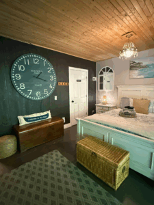 lakeside cottage bedroom