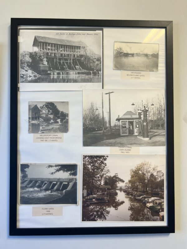 old photographs of a lakeside town