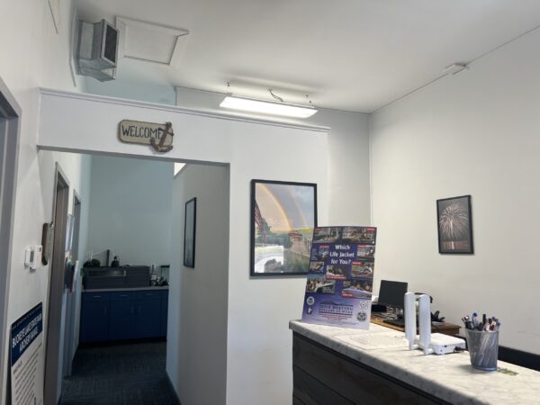 interior of state park office