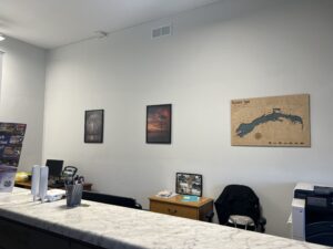 interior of state park office