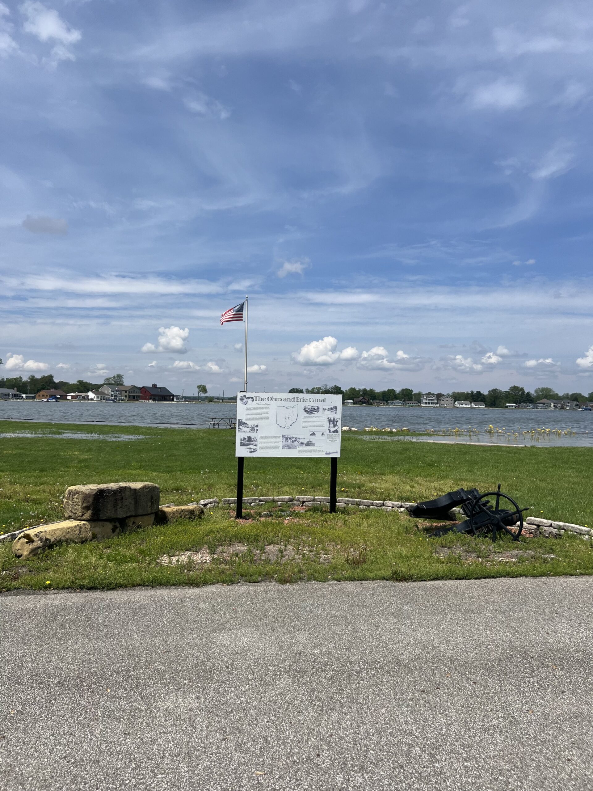 canal heritage site at buckeye lake