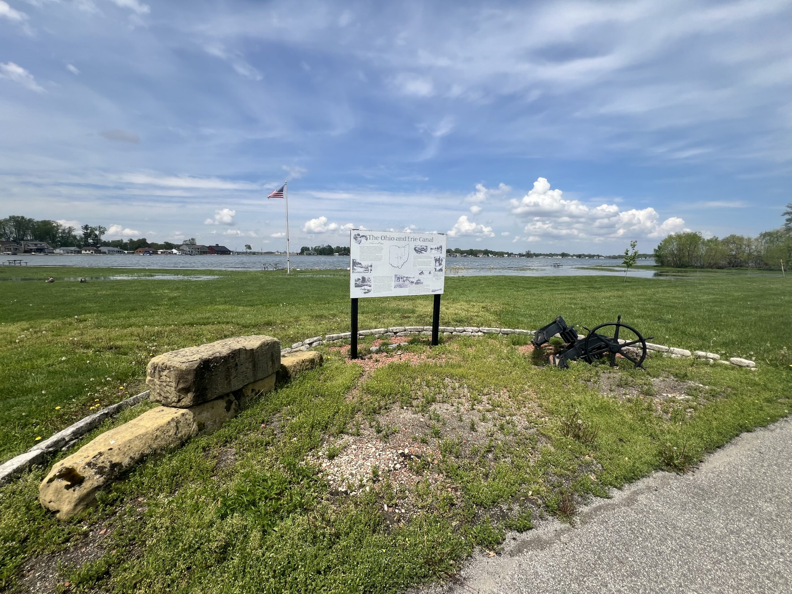 canal heritage site at buckeye lake