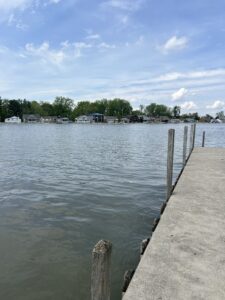 dock along buckeye lake