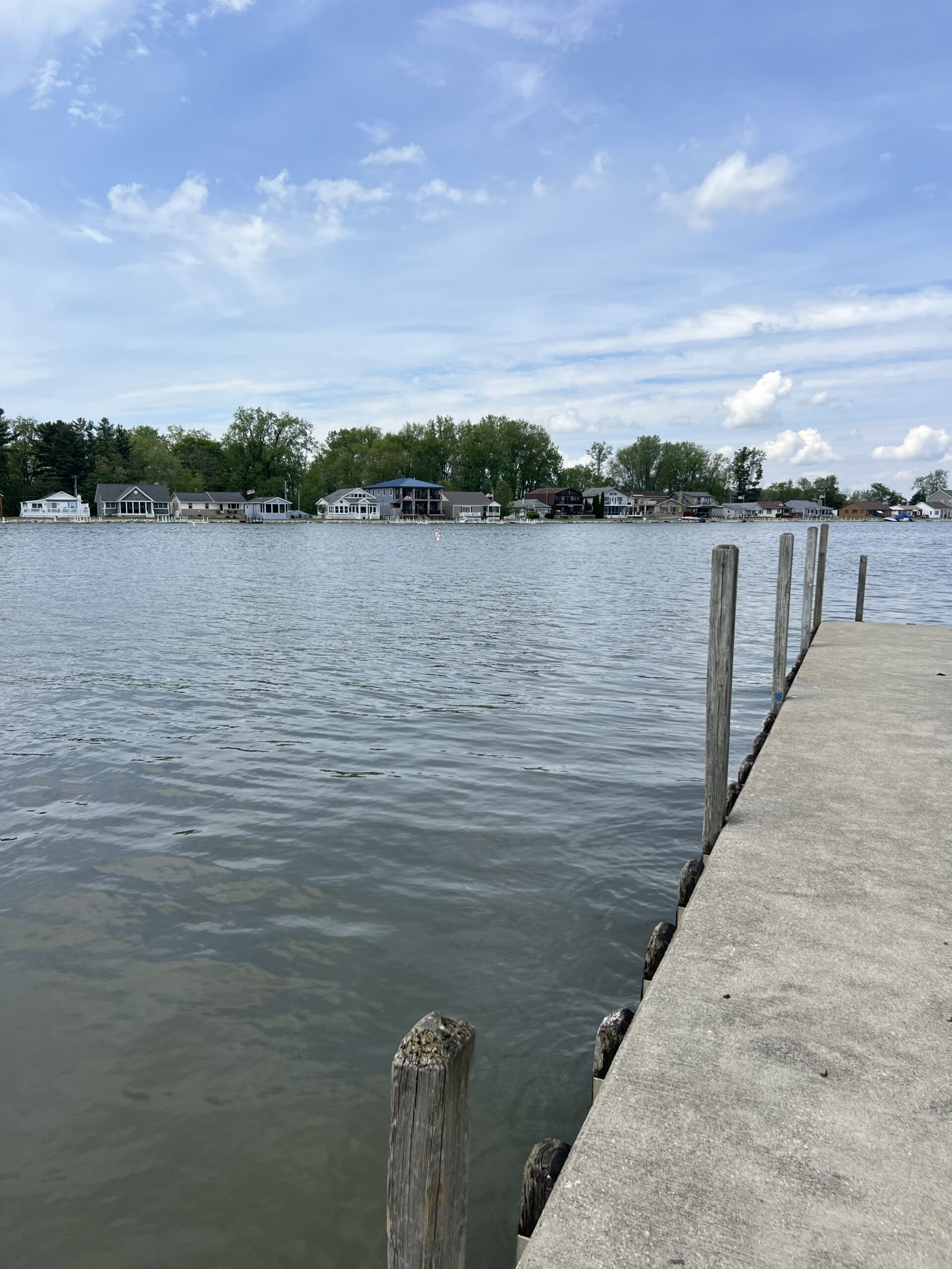 dock along buckeye lake