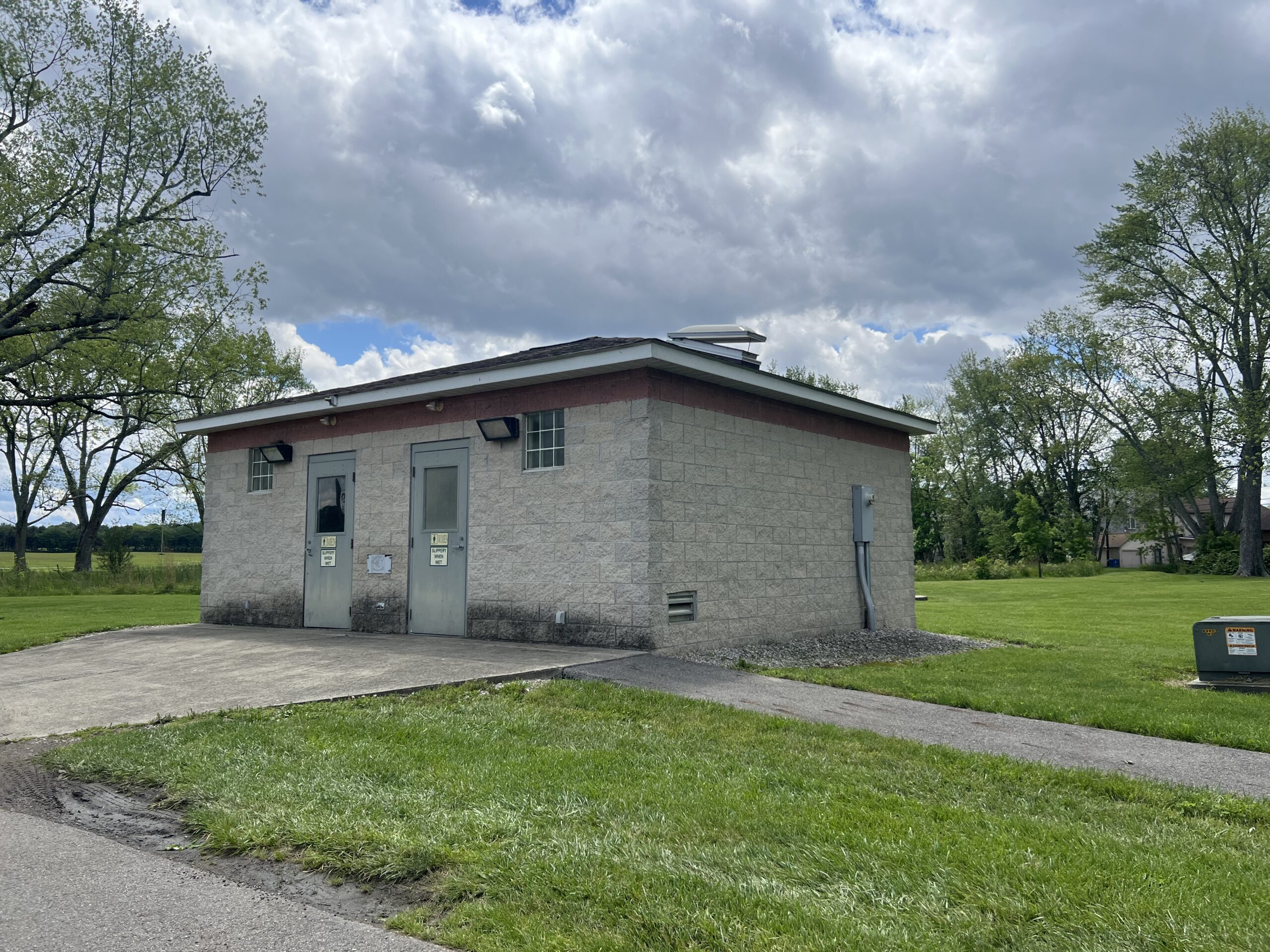 restroom at a local park