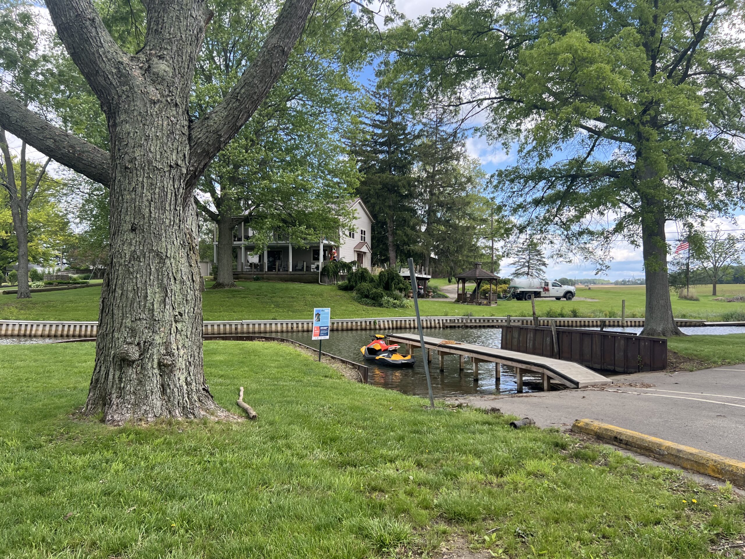boat launch at brooks park