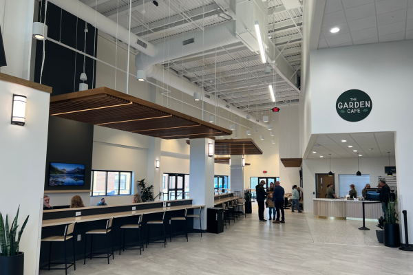the garden cafe interior