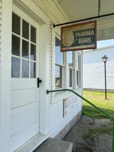 entrance to a historic shop in Millersport Heritage Village