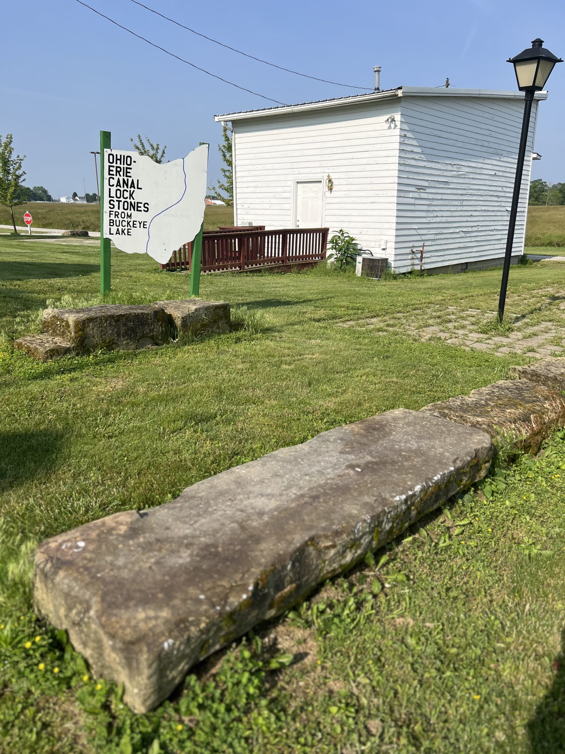 canal blocks in the Millersport Heritage Village