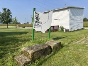 canal blocks in the Millersport Heritage Village