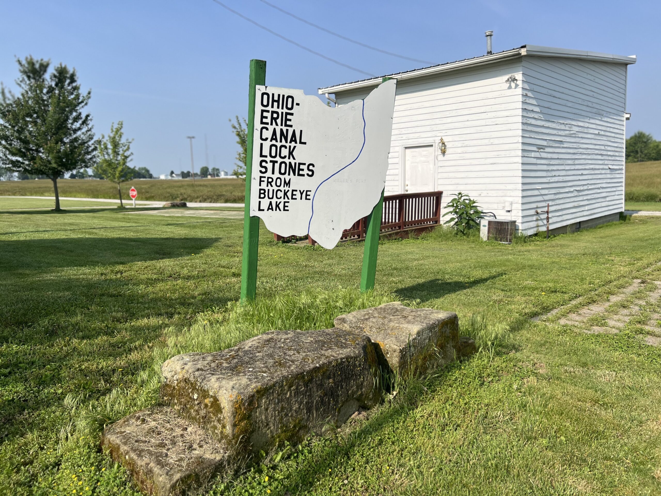 canal blocks in the Millersport Heritage Village