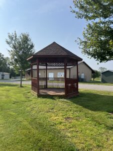 gazebo in the Millersport Heritage Village