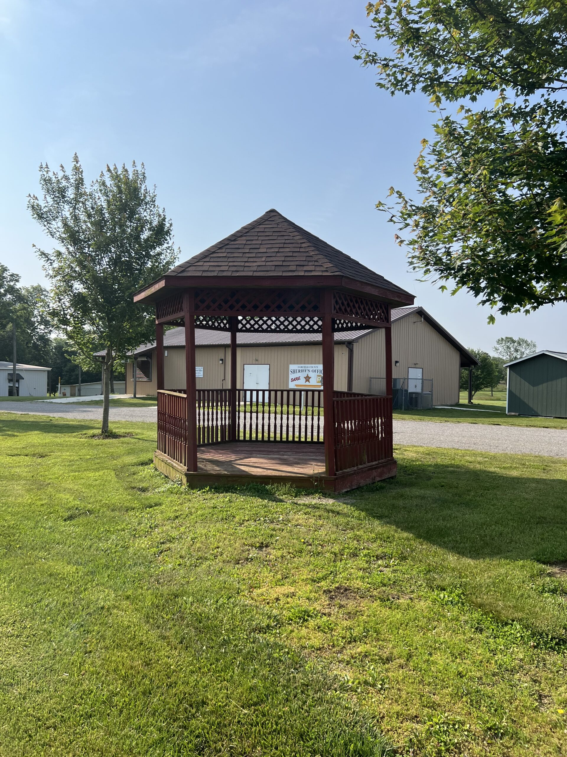 gazebo in the Millersport Heritage Village