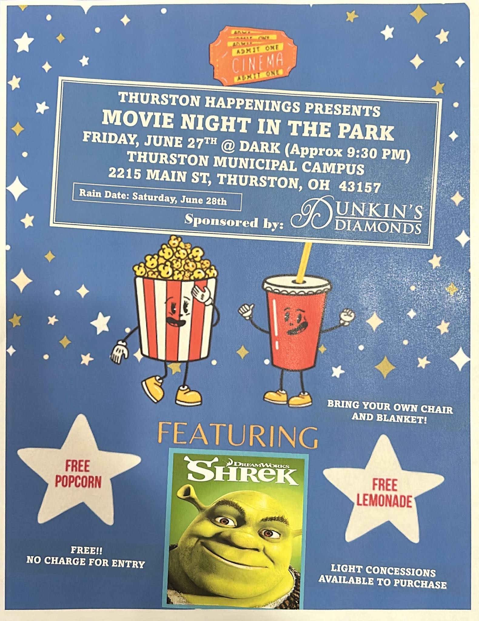Promotional image for Thurston movie night