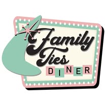 Photo of the logo for the restaurant Family Ties Diner
