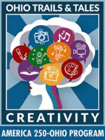 ohio creativity trail logo america-250 ohio