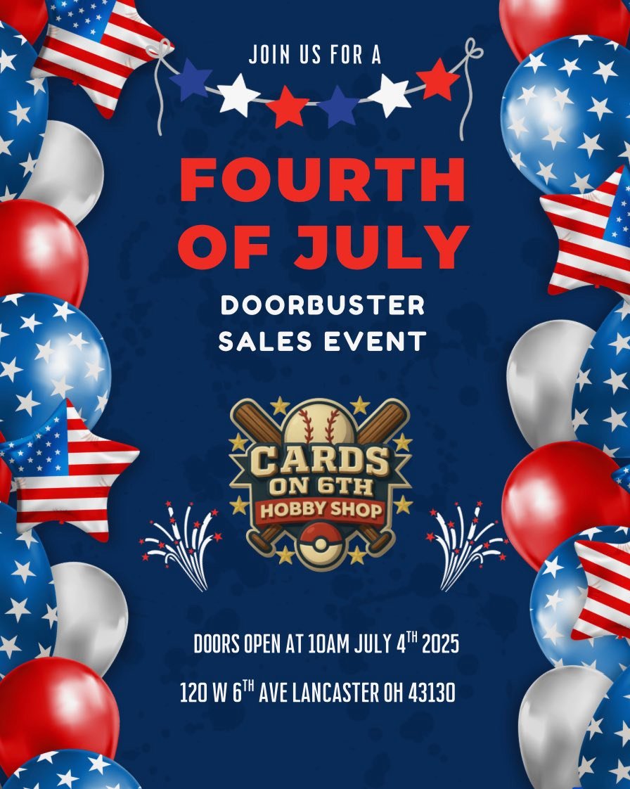 Promotional image for a sale at Cards on 6th