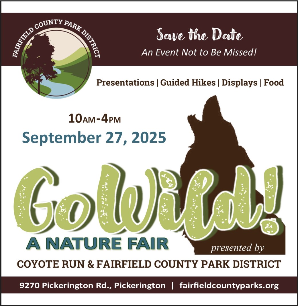 Promotional image for the go wild nature fair event at coyote run