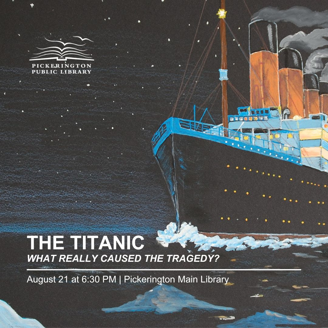 Promotional image for a titantic presentation