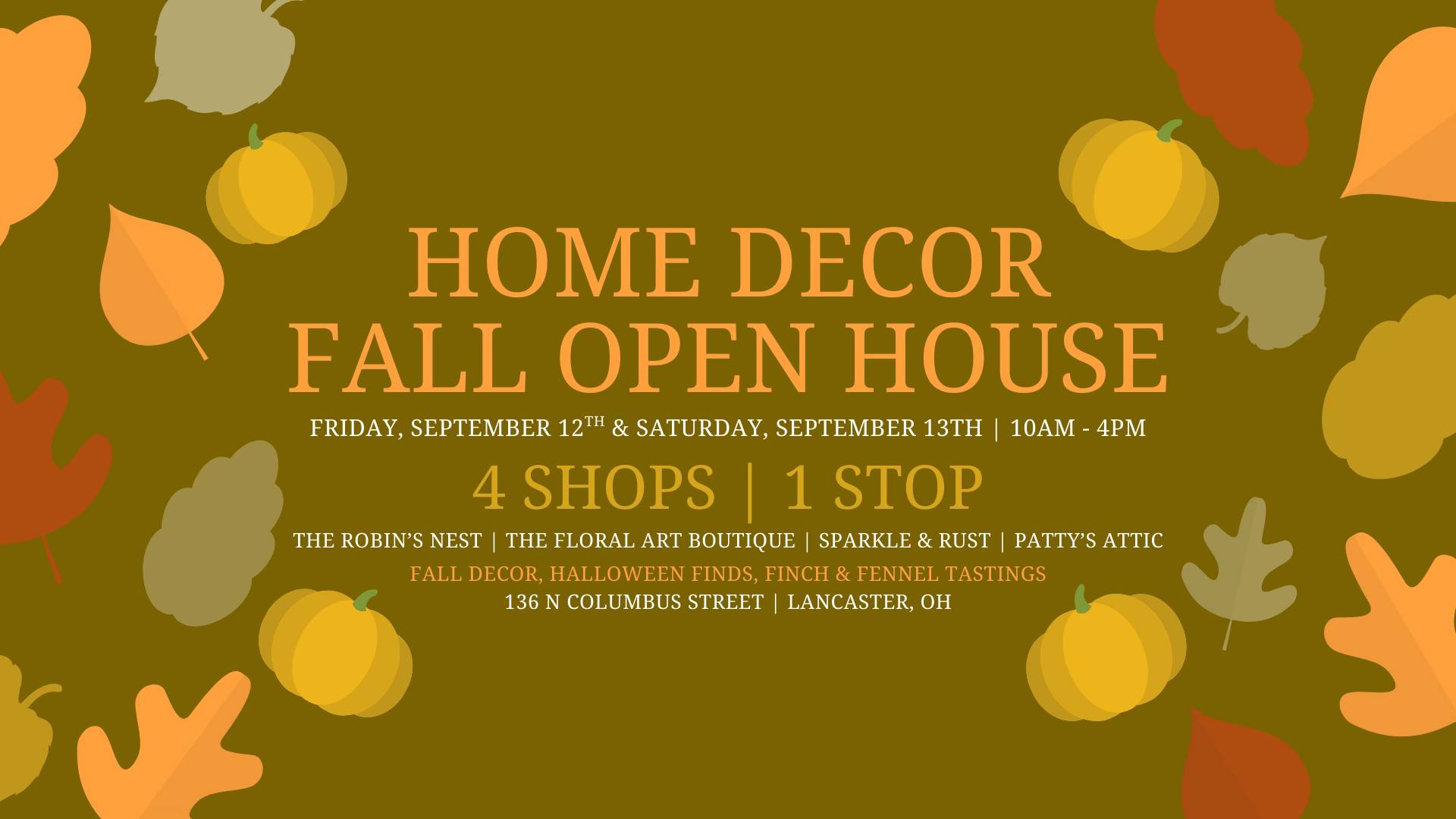fall open house