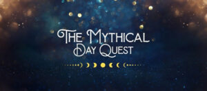 the mythical day quest, moon cycle in front of sparkles