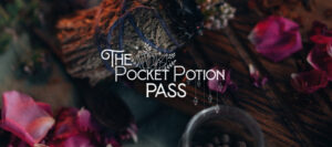 the pocket potion pass, potions and magical items in the backround