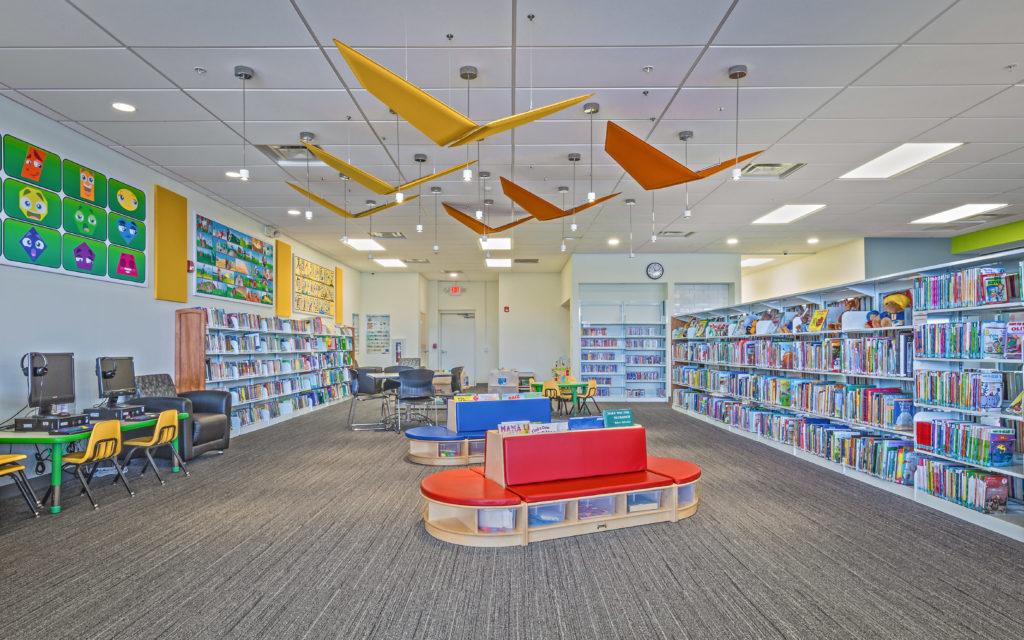 Sycamore Plaza Pickerington Library inside
