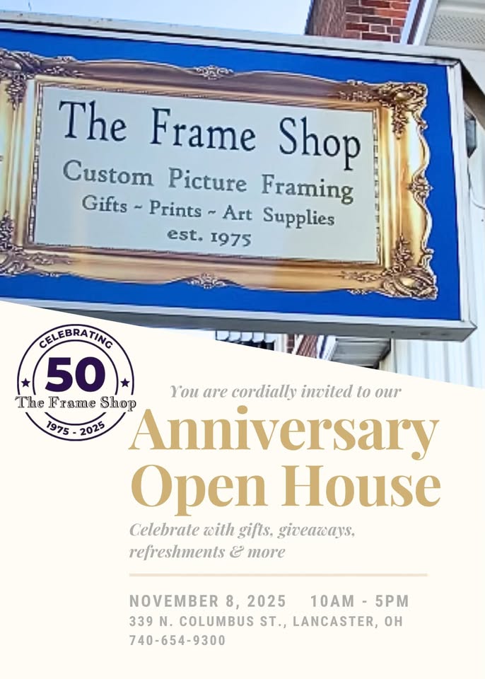 Frame Shop 50th anniversary open house