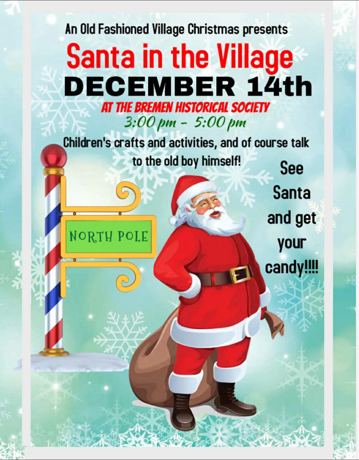 Santa at Bremen village