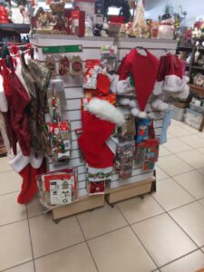 reasons for the seasons novelty shop in Lancaster Ohio - chrsitmas items on display