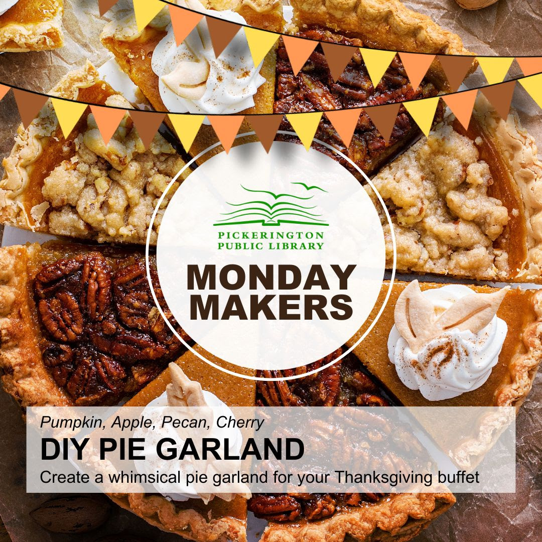 Promotional image for a DIY pie garland